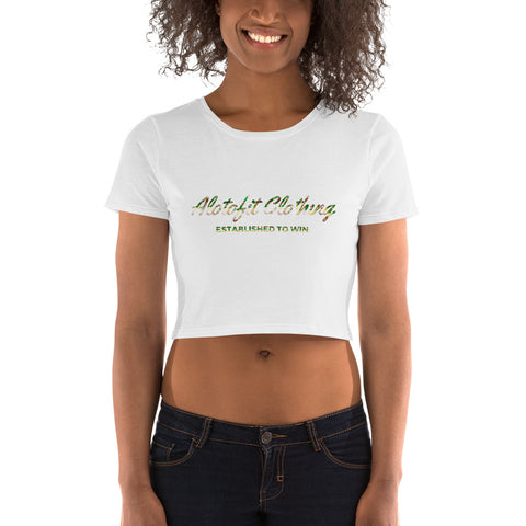 Alotofit Clothing Mardi Gras Established To Win Women’s Crop Tee