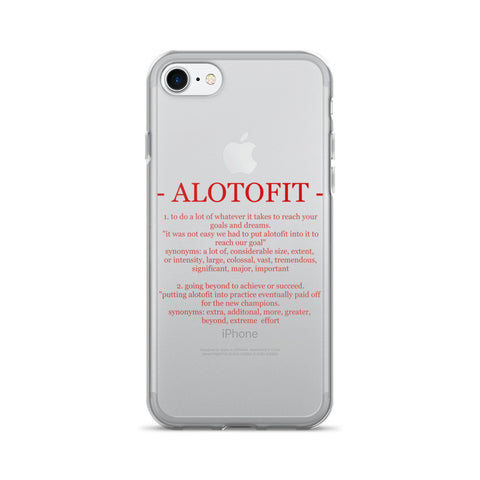 Alotofit Definition IPhone Red Logo 7/7 Plus Case