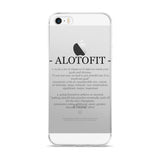 Alotofit Definition Black Logo IPhone 5/5s/Se, 6/6s, 6/6s Plus Case