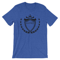 Alotofit Luxury Black Logo Short-Sleeve Unisex T-Shirt w/ outside label