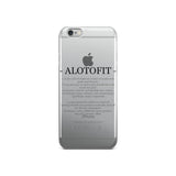 Alotofit Definition Black Logo IPhone 5/5s/Se, 6/6s, 6/6s Plus Case
