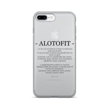 Alotofit Definition Black Logo IPhone 7/7 Plus Case