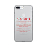 Alotofit Definition IPhone Red Logo 7/7 Plus Case