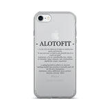 Alotofit Definition Black Logo IPhone 7/7 Plus Case