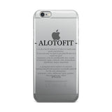 Alotofit Definition Black Logo IPhone 5/5s/Se, 6/6s, 6/6s Plus Case