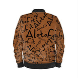 Alotofit Graffiti Brown Ladies Bomber Jacket * Flawless Collection *