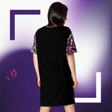 Alotofit Tropical Cheetah Blk T-shirt dress
