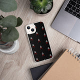 Alotofit Royal A Logo Blk/Red/White iPhone Case