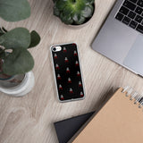 Alotofit Royal A Logo Blk/Red/White iPhone Case