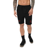 Alotofit Royal A Red Embroidered Logo Men's fleece shorts