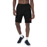 Alotofit Royal A Red Embroidered Logo Men's fleece shorts