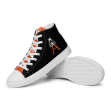 Alotofit Royal A Blk/Wht/Orange Men’s high top canvas shoes