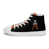 Alotofit Royal A Blk/Wht/Orange Men’s high top canvas shoes
