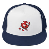 Alotofit Original Logo Red/Wht/Blk Trucker Cap
