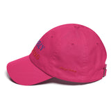 Alotofit Humbly Winning Royal/Red Cotton Dad Cap w/ side branding