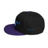 Alotofit Different Blue/White Snapback Hat w/side branding