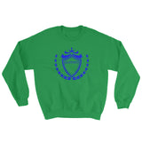 Alotofit Luxury Blue Logo Sweatshirt