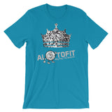 Alotofit Silver Crown Logo Unisex short sleeve t-shirt