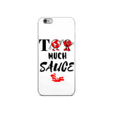 Alotofit Too Much Sauce Blk/Red IPhone Case