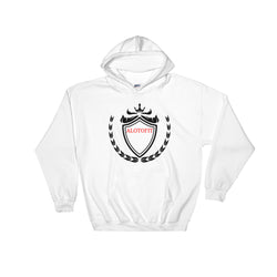 Alotofit Luxury Black Red Logo Hooded Sweatshirt w/ outside label