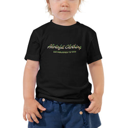 Alotofit Clothing Mardi Gras Established To Win Toddler Short Sleeve Tee