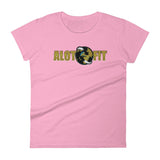 Alotofit Go Global MetallicGold/Black Logo Women's short sleeve t-shirt
