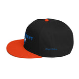 Alotofit Different Blue/White Snapback Hat w/side branding