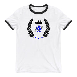 Alotofit Luxury Globeman Blk/Blue Ringer T-Shirt