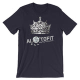 Alotofit Silver Crown Logo Unisex short sleeve t-shirt
