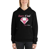 Alotofit Rare Find Blush/White Text Unisex hoodie