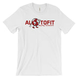 Alotofit Globeman Red & White Logo Unisex Short Sleeve T-shirt
