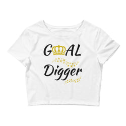 Alotofit Queen Luxury Goal Digger Women’s Crop Tee