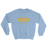 Alotofit Premium Clothing MetallicGold/White Sweatshirt