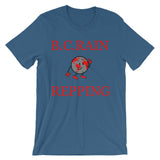 Alotofit Globeman B.C Rain Globeman Red & Gray Logo Unisex short sleeve t-shirt