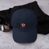 Alotofit Boss Blk/Red Embroidered Dad hat