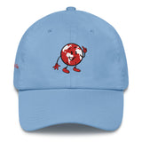Alotofit Original Logo Only Red/Wht/Blk Cotton Dad Cap w/ side branding