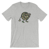 Alotofit Globeman All Camo Logo Unisex short sleeve t-shirt