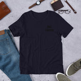 BAG CHA$ER Black Emboidery Short-Sleeve Unisex T-Shirt