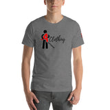 Alotofit Clothing Blk/Red Short-Sleeve Unisex T-Shirt w/ sleeve logo