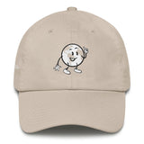 Alotofit Original Logo Only White Dad Cotton Cap w/ side branding