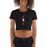 Alotofit Fine As Wine Women’s Crop Tee