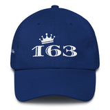 Alotofit 163 White Dad Cotton Cap w/ side branding