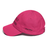 Alotofit Humbly Winning Black Cotton Dad Cap w/ side branding