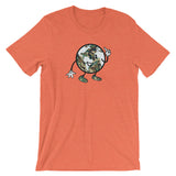 Alotofit Globeman Camo/White Logo Unisex short sleeve t-shirt