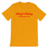 Alotofit Clothing Red Logo Unisex short sleeve t-shirt