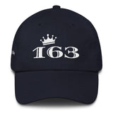 Alotofit 163 White Dad Cotton Cap w/ side branding
