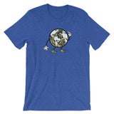 Alotofit Globeman Camo/White Logo Unisex short sleeve t-shirt