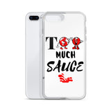 Alotofit Too Much Sauce Blk/Red IPhone Case