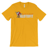 Alotofit We Working White/Red Logo Unisex Short Sleeve T-shirt