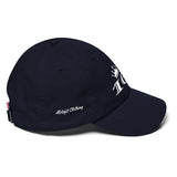 Alotofit 163 White Dad Cotton Cap w/ side branding